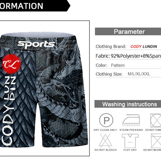 Rashguard MMA T-shirt +Pants Snake Jiu Jitsu Grappling Bjj Gi Boxing Rash Guard Sportsuits Leggings Suit MMA Shorts