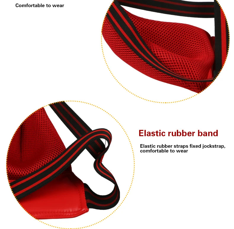 Adult Men Kids Jockstrap Sanda Groin Guards Crotch Guard Kick Boxing Training Athletic Cup Protector Sports Accessories