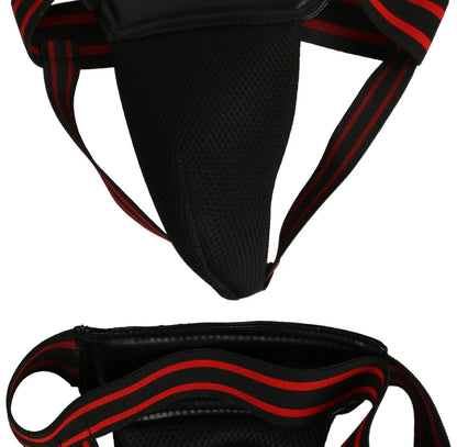 Adult Men Kids Jockstrap Sanda Groin Guards Crotch Guard Kick Boxing Training Athletic Cup Protector Sports Accessories