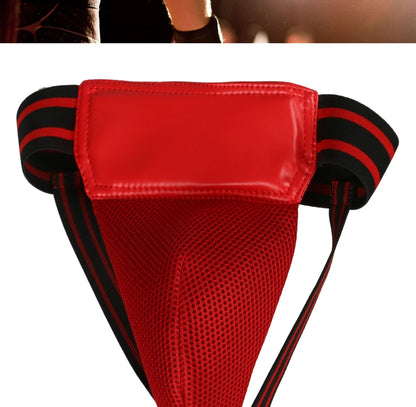 Adult Men Kids Jockstrap Sanda Groin Guards Crotch Guard Kick Boxing Training Athletic Cup Protector Sports Accessories