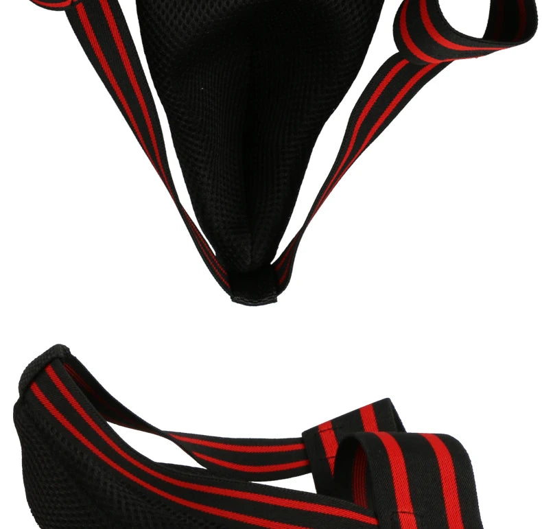 Adult Men Kids Jockstrap Sanda Groin Guards Crotch Guard Kick Boxing Training Athletic Cup Protector Sports Accessories