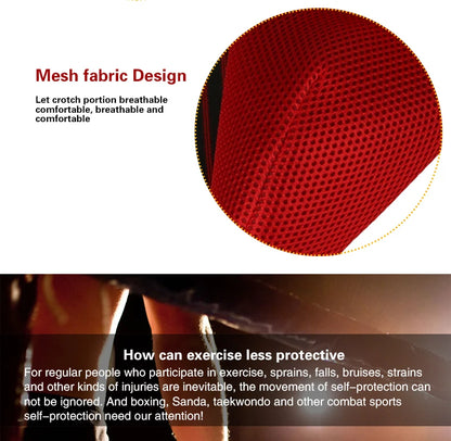 Adult Men Kids Jockstrap Sanda Groin Guards Crotch Guard Kick Boxing Training Athletic Cup Protector Sports Accessories