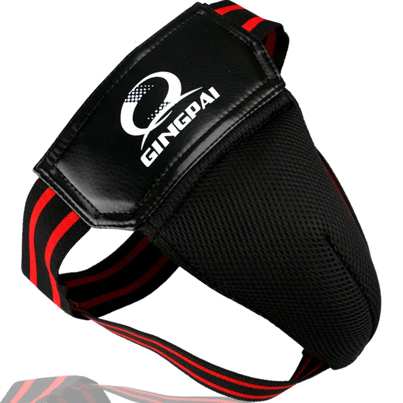 Adult Men Kids Jockstrap Sanda Groin Guards Crotch Guard Kick Boxing Training Athletic Cup Protector Sports Accessories