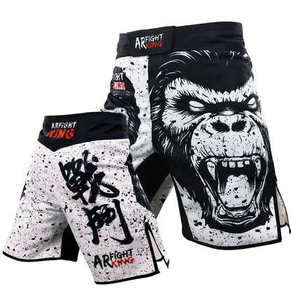MMA Shorts Tiger Sublimated Muay Thai Boxing Fight Shorts for Men BJJ Jiu-Jitsu Muay Thai Crossfit Grappling Kickboxing Pants