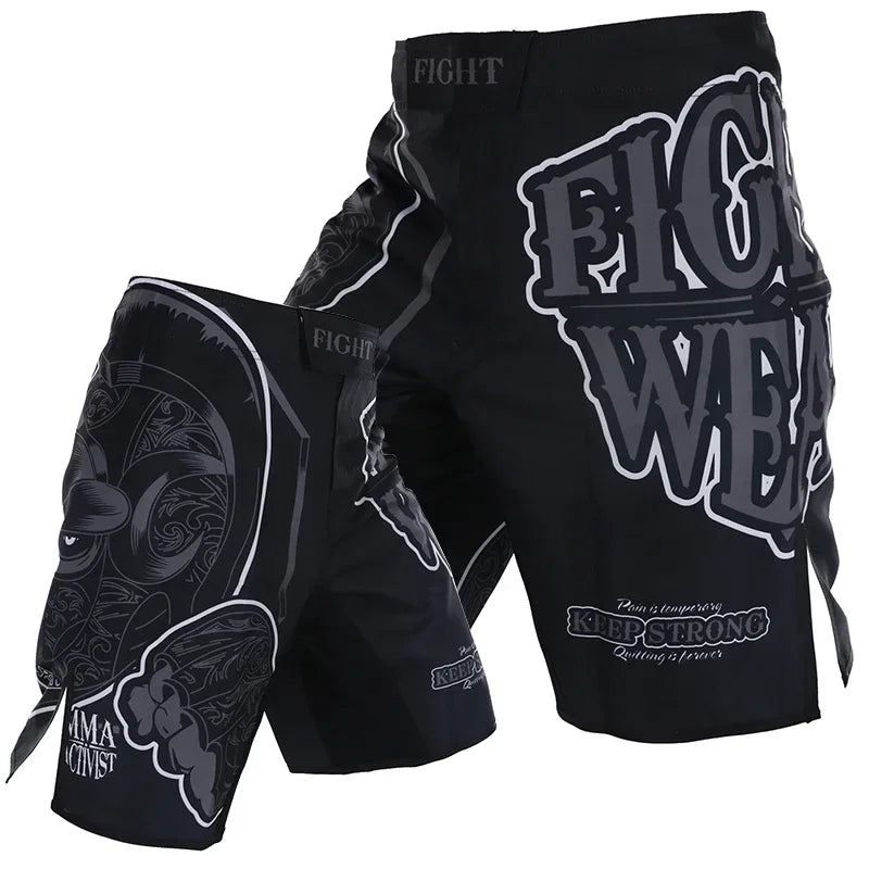 MMA Shorts Tiger Sublimated Muay Thai Boxing Fight Shorts for Men BJJ Jiu-Jitsu Muay Thai Crossfit Grappling Kickboxing Pants