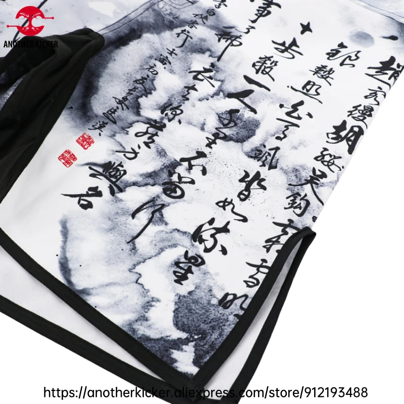 MMA Shorts Tiger Sublimated Muay Thai Boxing Fight Shorts for Men BJJ Jiu-Jitsu Muay Thai Crossfit Grappling Kickboxing Pants