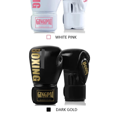 6-12oz Boxing gloves for adults children men women professional Muay Thai teenagers beginners boxing training equipment