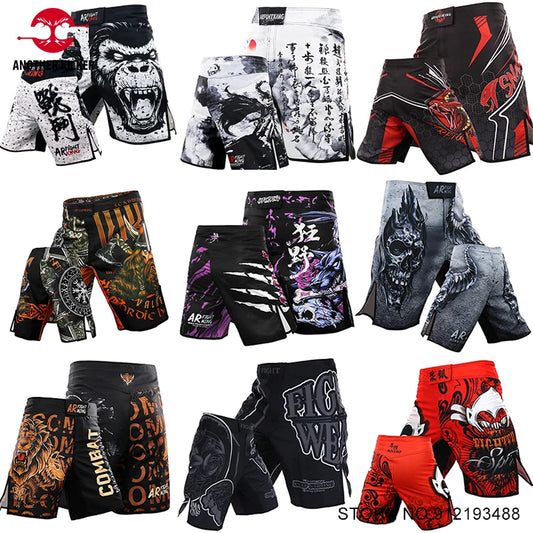 MMA Shorts Tiger Sublimated Muay Thai Boxing Fight Shorts for Men BJJ Jiu-Jitsu Muay Thai Crossfit Grappling Kickboxing Pants