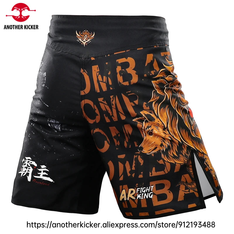 MMA Shorts Tiger Sublimated Muay Thai Boxing Fight Shorts for Men BJJ Jiu-Jitsu Muay Thai Crossfit Grappling Kickboxing Pants