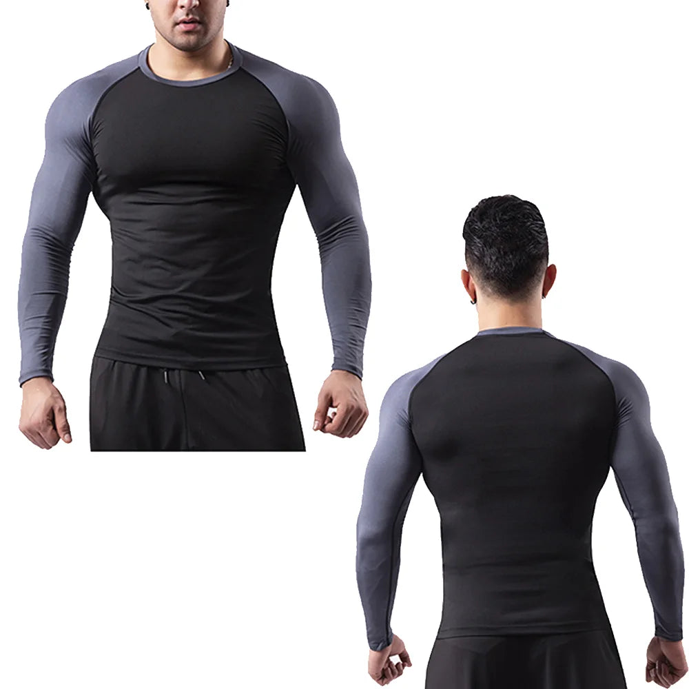 Summer Outdoor Sports Fitness Short Sleeve Street Jogging Top Set UFC Men's New Fighting Tight Elastic T-shirt Pants Set