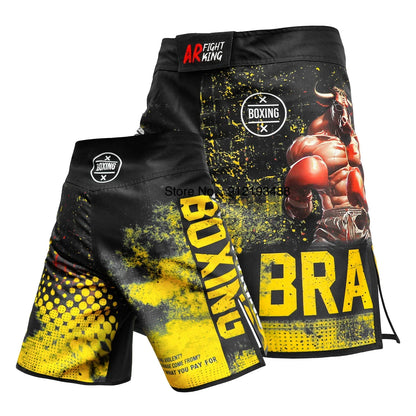 MMA Shorts Tiger Sublimated Muay Thai Boxing Fight Shorts for Men BJJ Jiu-Jitsu Muay Thai Crossfit Grappling Kickboxing Pants