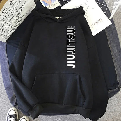 BJJ Vintage Hoodie  Graphic Streetwear Hoodie
