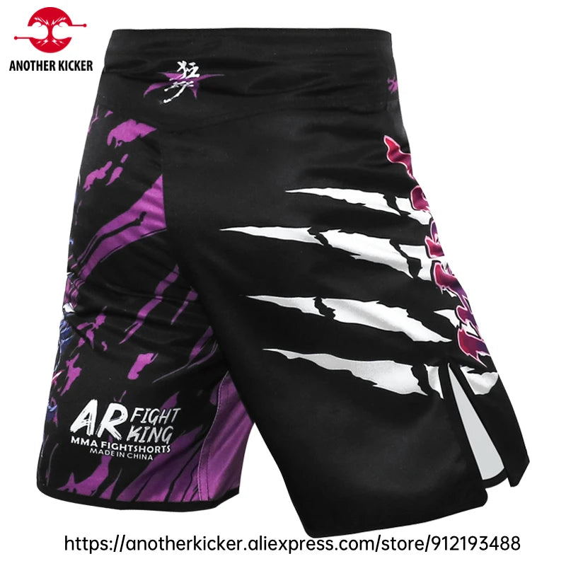 MMA Shorts Tiger Sublimated Muay Thai Boxing Fight Shorts for Men BJJ Jiu-Jitsu Muay Thai Crossfit Grappling Kickboxing Pants