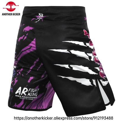 MMA Shorts Tiger Sublimated Muay Thai Boxing Fight Shorts for Men BJJ Jiu-Jitsu Muay Thai Crossfit Grappling Kickboxing Pants