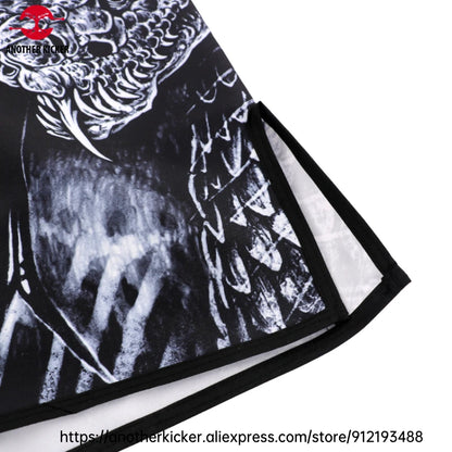 MMA Shorts Tiger Sublimated Muay Thai Boxing Fight Shorts for Men BJJ Jiu-Jitsu Muay Thai Crossfit Grappling Kickboxing Pants