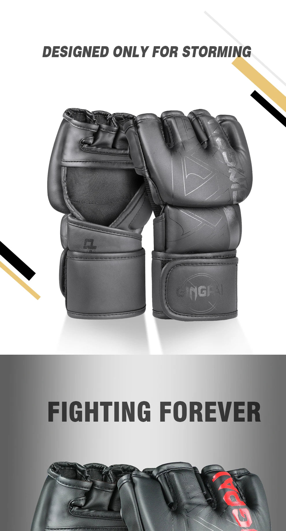 MMA Gloves Sparring Gloves Men Women Training Professional MMA Fighting Boxing Gloves Sanda Free Fighting