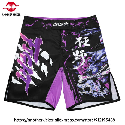 MMA Shorts Tiger Sublimated Muay Thai Boxing Fight Shorts for Men BJJ Jiu-Jitsu Muay Thai Crossfit Grappling Kickboxing Pants