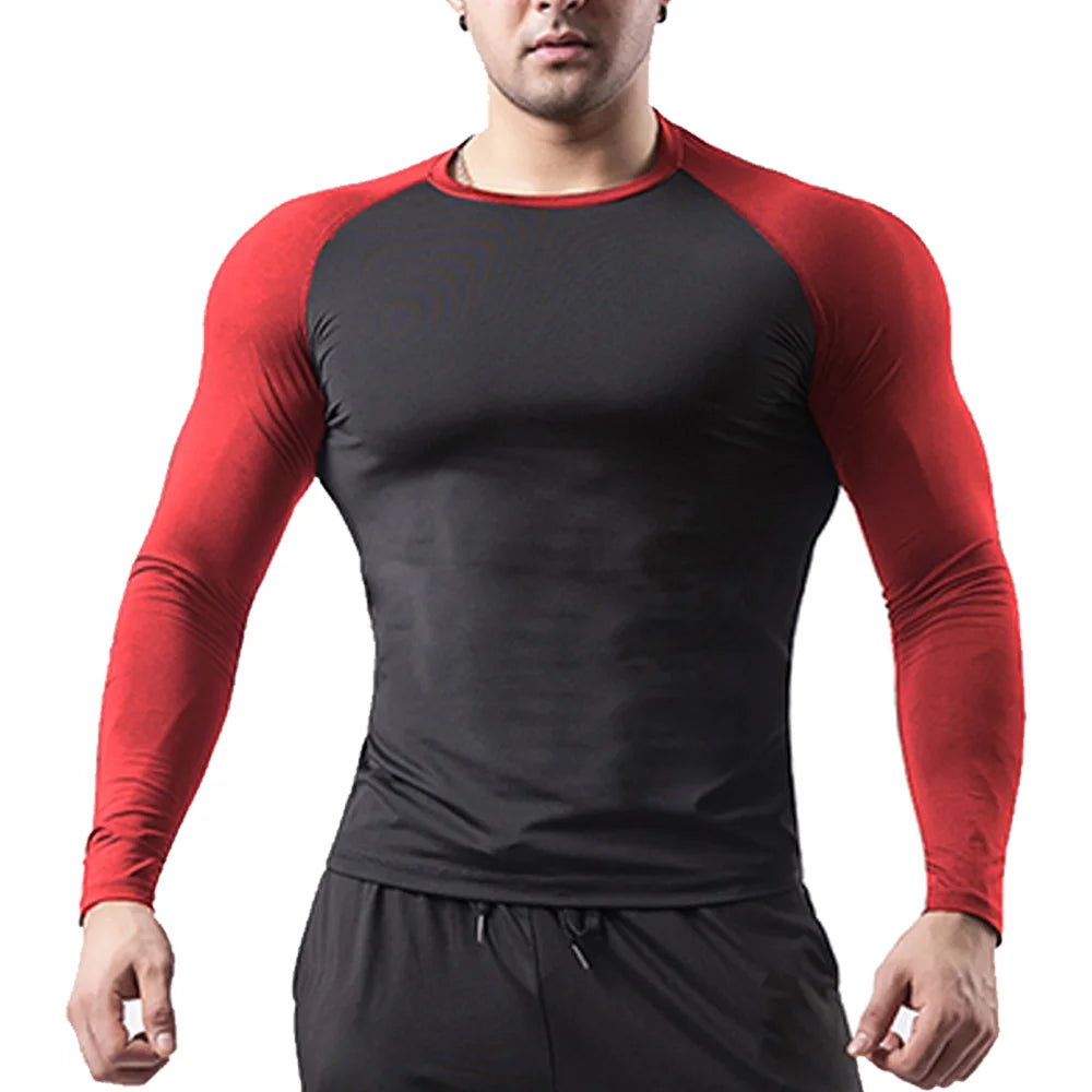 Summer Outdoor Sports Fitness Short Sleeve Street Jogging Top Set UFC Men's New Fighting Tight Elastic T-shirt Pants Set
