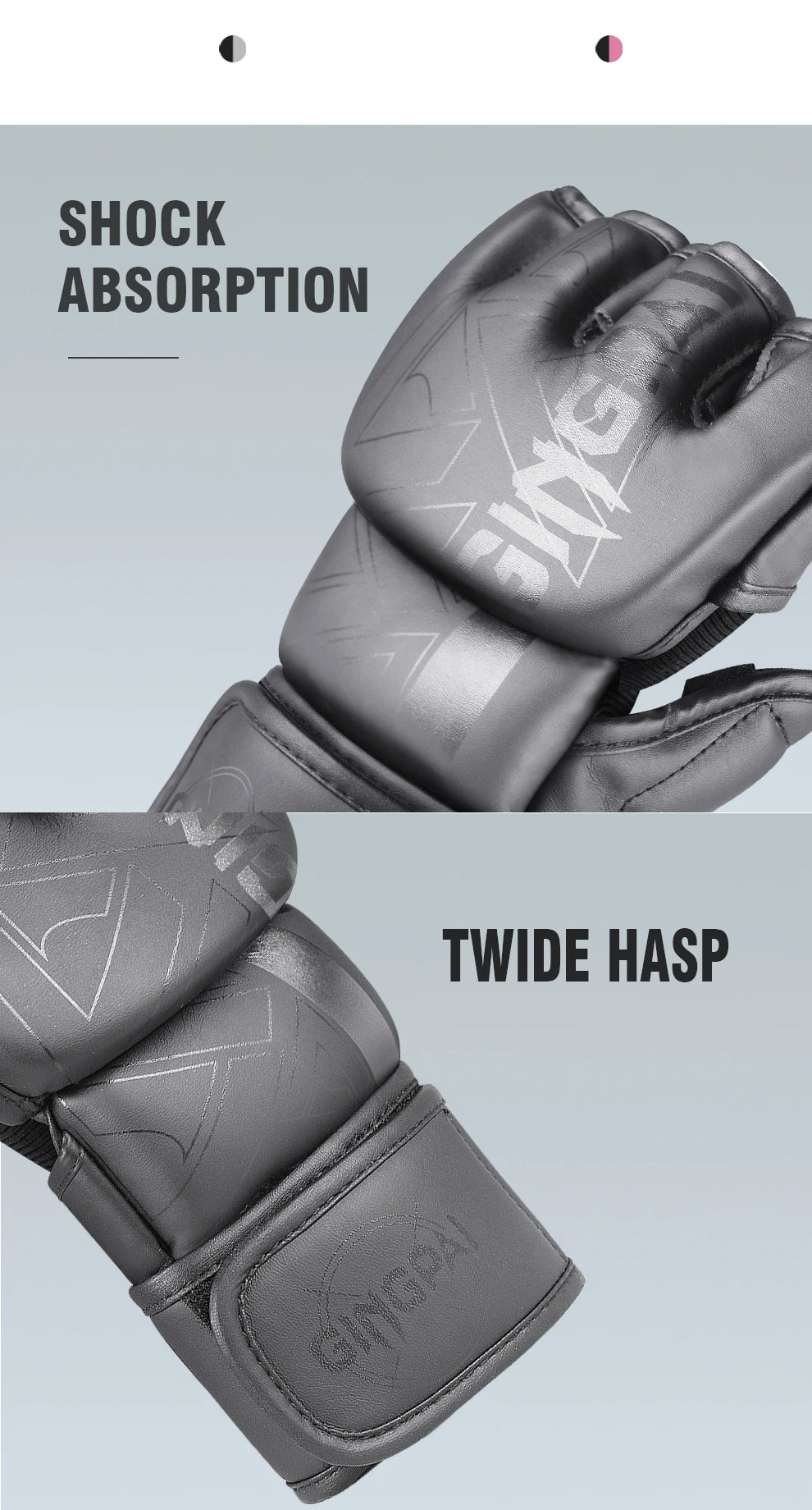 MMA Gloves Sparring Gloves Men Women Training Professional MMA Fighting Boxing Gloves Sanda Free Fighting