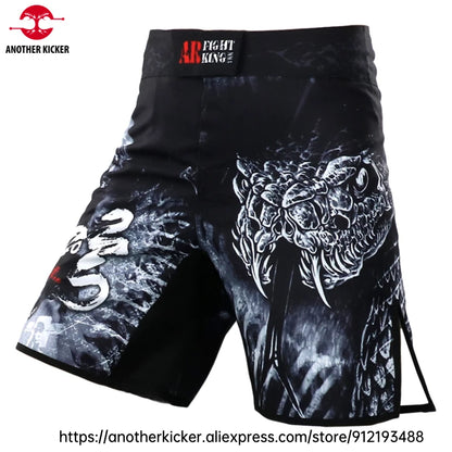 MMA Shorts Tiger Sublimated Muay Thai Boxing Fight Shorts for Men BJJ Jiu-Jitsu Muay Thai Crossfit Grappling Kickboxing Pants