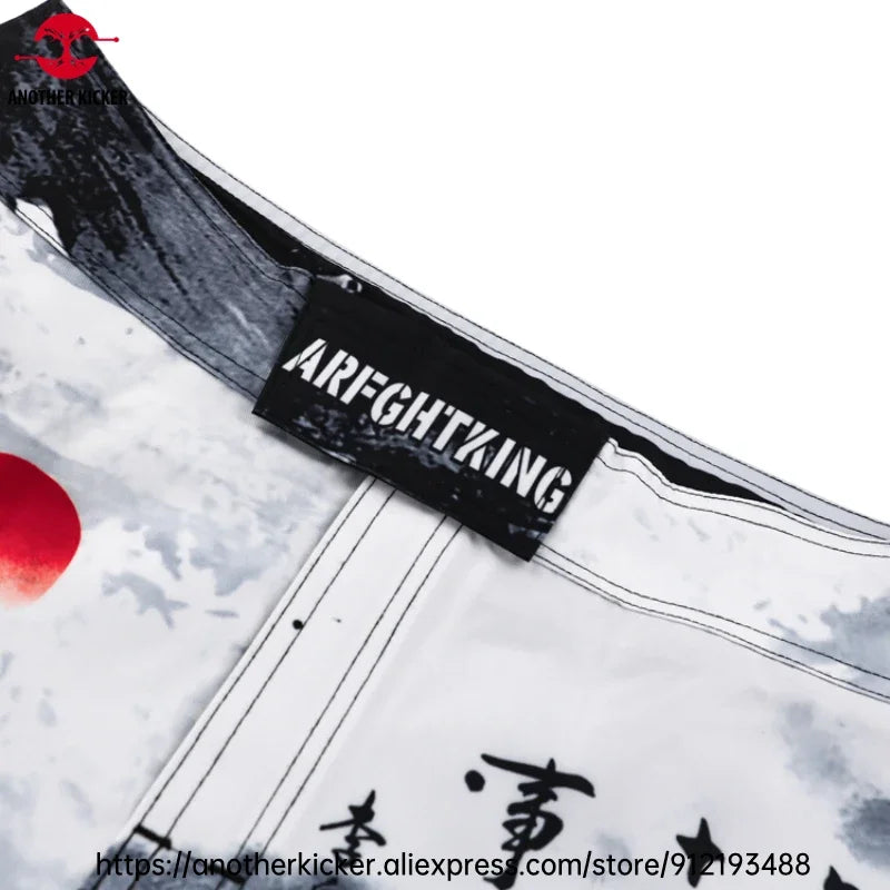 MMA Shorts Tiger Sublimated Muay Thai Boxing Fight Shorts for Men BJJ Jiu-Jitsu Muay Thai Crossfit Grappling Kickboxing Pants