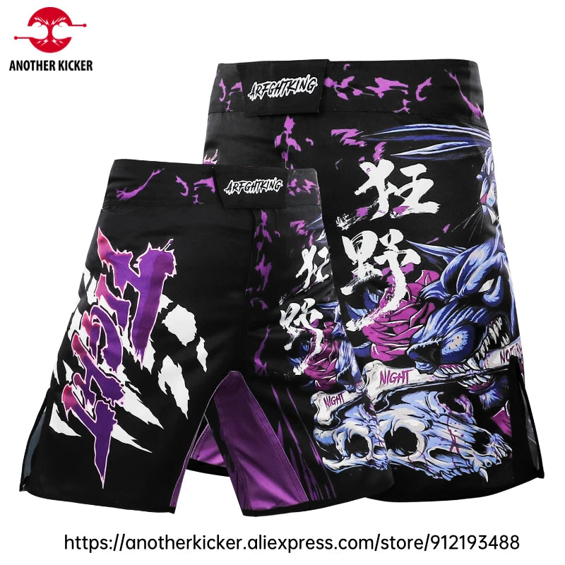 MMA Shorts Tiger Sublimated Muay Thai Boxing Fight Shorts for Men BJJ Jiu-Jitsu Muay Thai Crossfit Grappling Kickboxing Pants