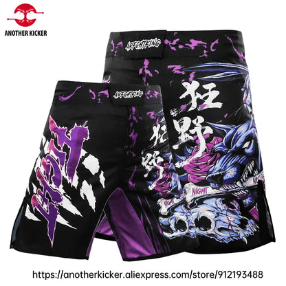 MMA Shorts Tiger Sublimated Muay Thai Boxing Fight Shorts for Men BJJ Jiu-Jitsu Muay Thai Crossfit Grappling Kickboxing Pants