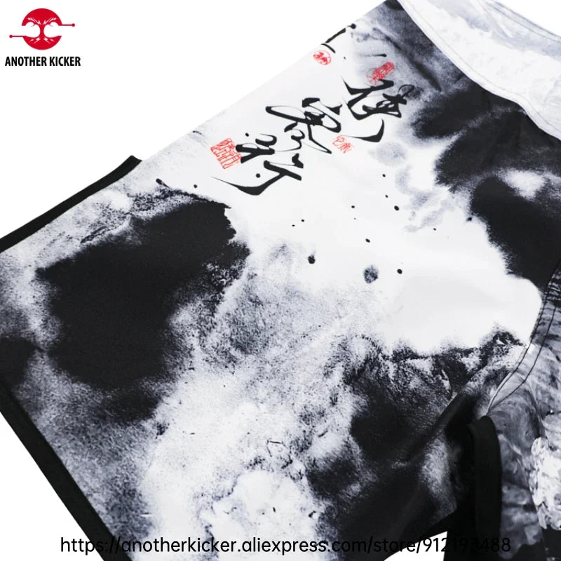 MMA Shorts Tiger Sublimated Muay Thai Boxing Fight Shorts for Men BJJ Jiu-Jitsu Muay Thai Crossfit Grappling Kickboxing Pants