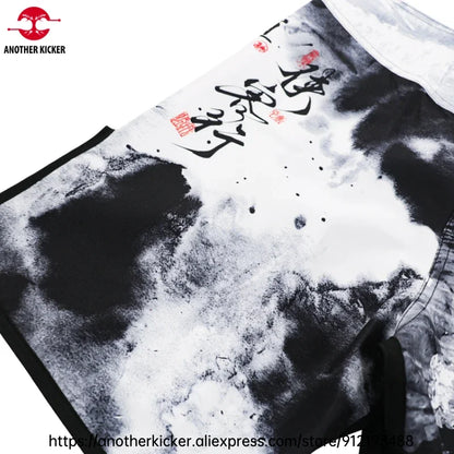 MMA Shorts Tiger Sublimated Muay Thai Boxing Fight Shorts for Men BJJ Jiu-Jitsu Muay Thai Crossfit Grappling Kickboxing Pants