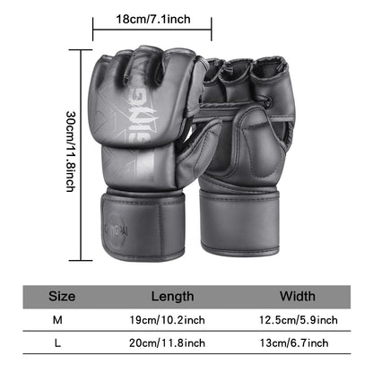 MMA Gloves Sparring Gloves Men Women Training Professional MMA Fighting Boxing Gloves Sanda Free Fighting
