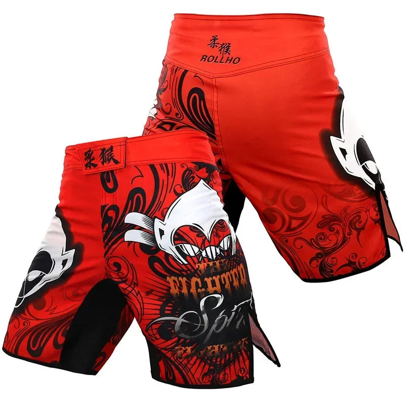 MMA Shorts Tiger Sublimated Muay Thai Boxing Fight Shorts for Men BJJ Jiu-Jitsu Muay Thai Crossfit Grappling Kickboxing Pants