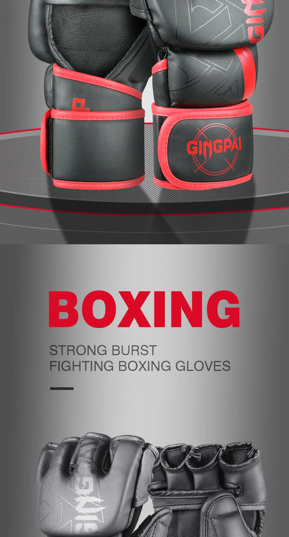 MMA Gloves Sparring Gloves Men Women Training Professional MMA Fighting Boxing Gloves Sanda Free Fighting