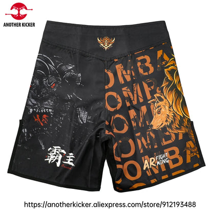 MMA Shorts Tiger Sublimated Muay Thai Boxing Fight Shorts for Men BJJ Jiu-Jitsu Muay Thai Crossfit Grappling Kickboxing Pants