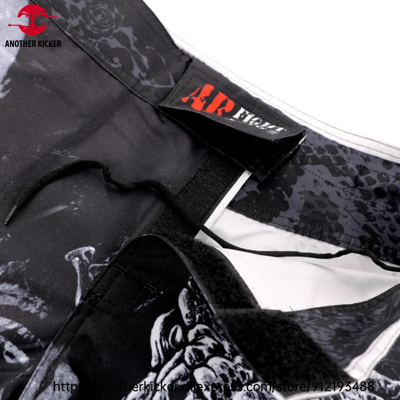 MMA Shorts Tiger Sublimated Muay Thai Boxing Fight Shorts for Men BJJ Jiu-Jitsu Muay Thai Crossfit Grappling Kickboxing Pants