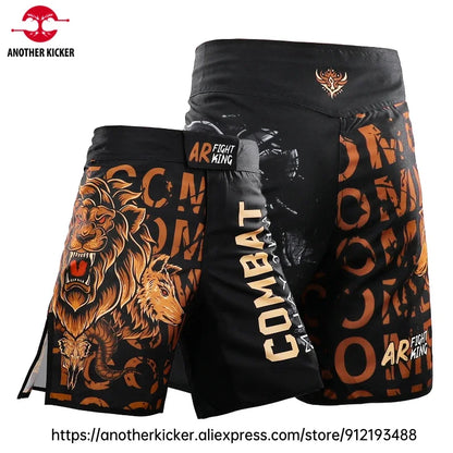 MMA Shorts Tiger Sublimated Muay Thai Boxing Fight Shorts for Men BJJ Jiu-Jitsu Muay Thai Crossfit Grappling Kickboxing Pants