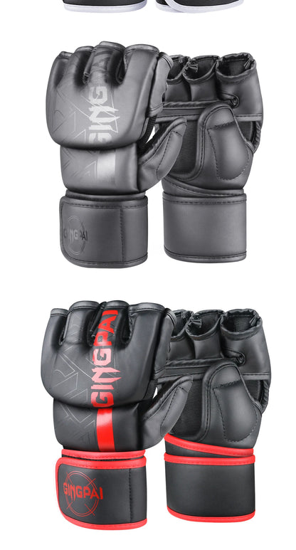 MMA Gloves Sparring Gloves Men Women Training Professional MMA Fighting Boxing Gloves Sanda Free Fighting