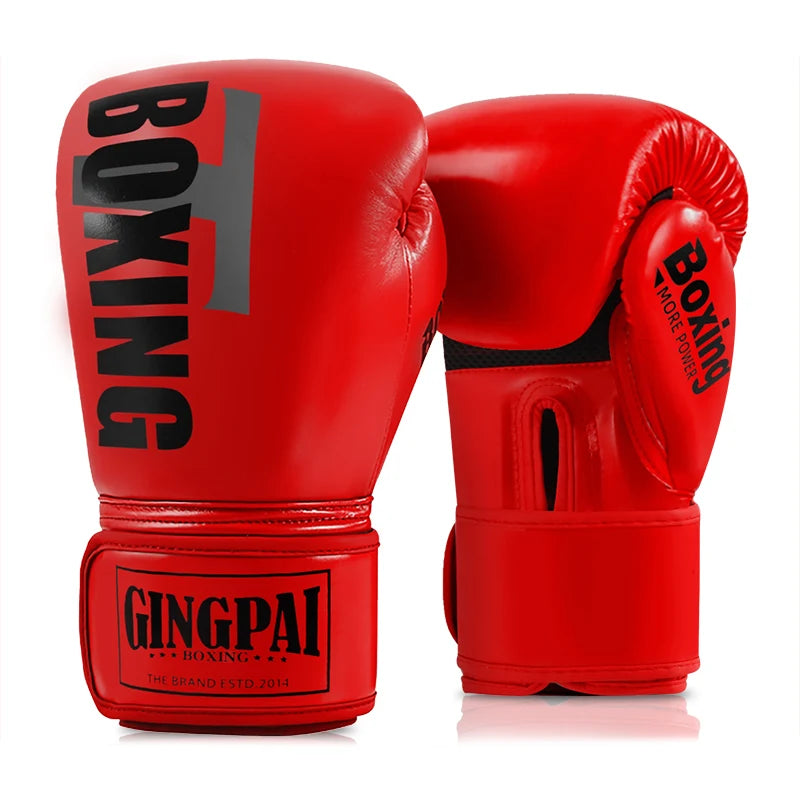 6-12oz Boxing gloves for adults children men women professional Muay Thai teenagers beginners boxing training equipment