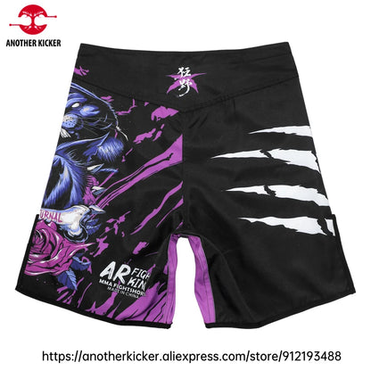 MMA Shorts Tiger Sublimated Muay Thai Boxing Fight Shorts for Men BJJ Jiu-Jitsu Muay Thai Crossfit Grappling Kickboxing Pants