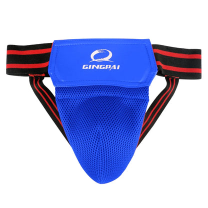 Adult Men Kids Jockstrap Sanda Groin Guards Crotch Guard Kick Boxing Training Athletic Cup Protector Sports Accessories