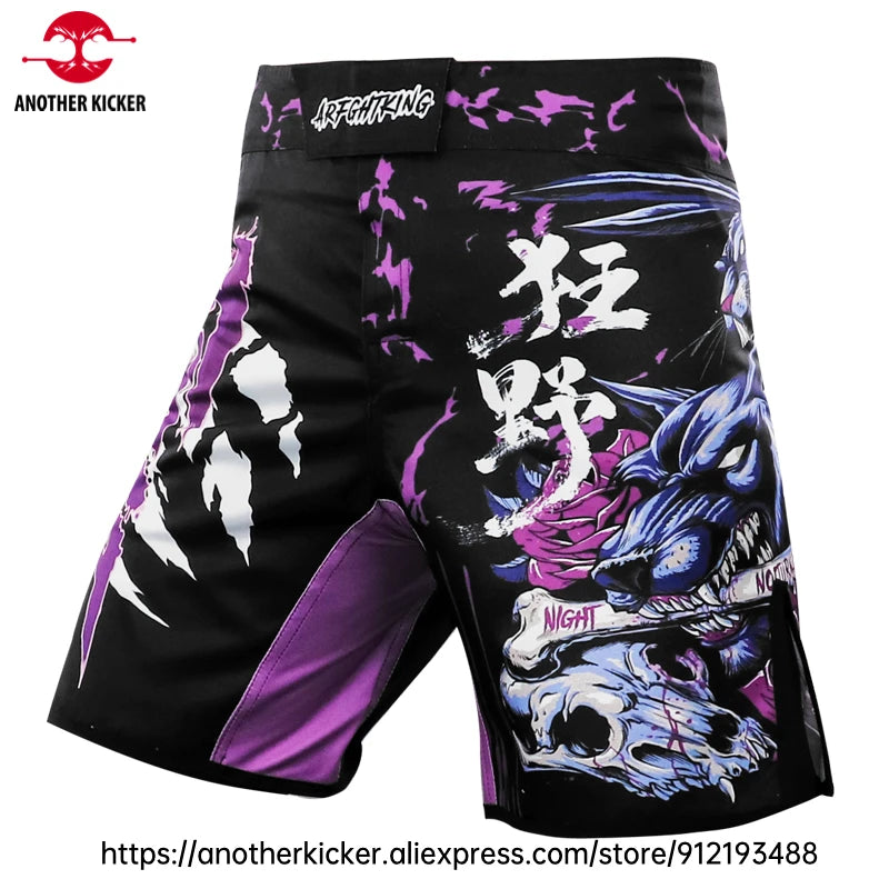 MMA Shorts Tiger Sublimated Muay Thai Boxing Fight Shorts for Men BJJ Jiu-Jitsu Muay Thai Crossfit Grappling Kickboxing Pants