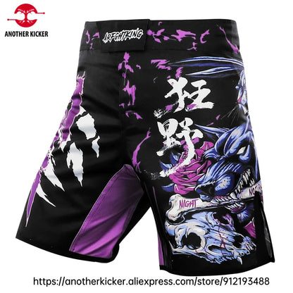 MMA Shorts Tiger Sublimated Muay Thai Boxing Fight Shorts for Men BJJ Jiu-Jitsu Muay Thai Crossfit Grappling Kickboxing Pants