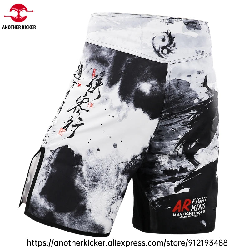 MMA Shorts Tiger Sublimated Muay Thai Boxing Fight Shorts for Men BJJ Jiu-Jitsu Muay Thai Crossfit Grappling Kickboxing Pants