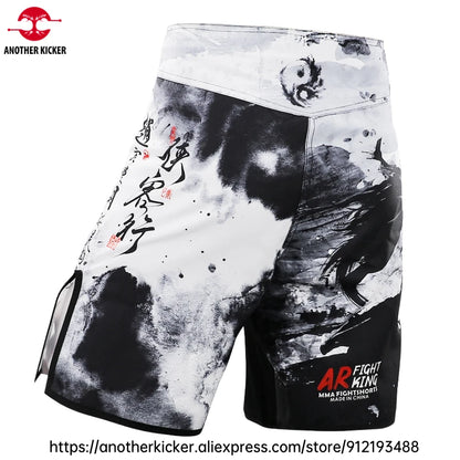 MMA Shorts Tiger Sublimated Muay Thai Boxing Fight Shorts for Men BJJ Jiu-Jitsu Muay Thai Crossfit Grappling Kickboxing Pants