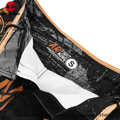 MMA Shorts Tiger Sublimated Muay Thai Boxing Fight Shorts for Men BJJ Jiu-Jitsu Muay Thai Crossfit Grappling Kickboxing Pants