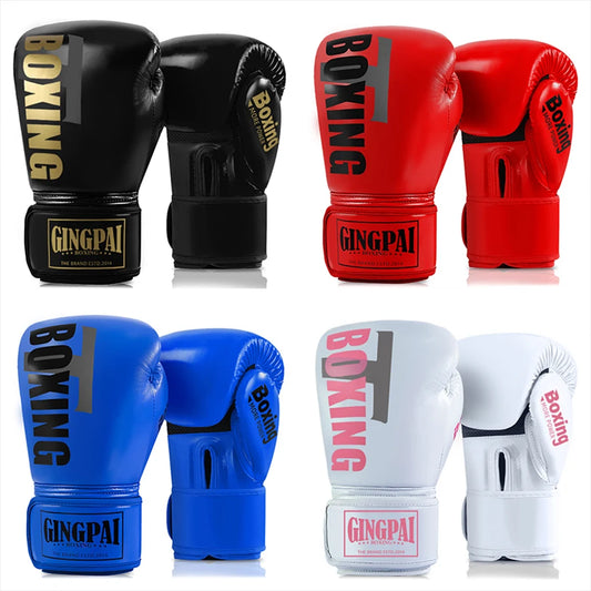 6-12oz Boxing gloves for adults children men women professional Muay Thai teenagers beginners boxing training equipment