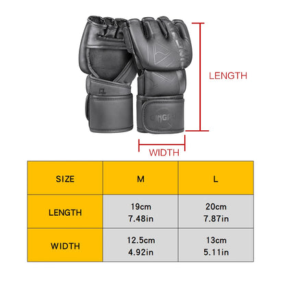MMA Gloves Sparring Gloves Men Women Training Professional MMA Fighting Boxing Gloves Sanda Free Fighting
