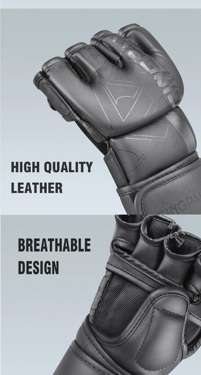 MMA Gloves Sparring Gloves Men Women Training Professional MMA Fighting Boxing Gloves Sanda Free Fighting